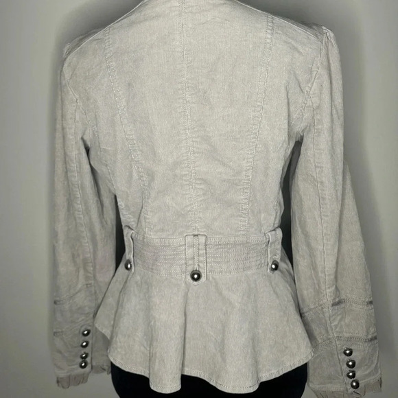 NWOT White house black market Grey Utility
Blazer Jacket size 4 - Picture 5 of 16
